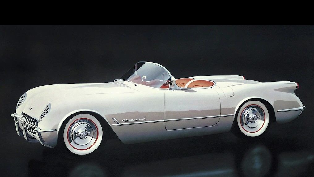 Click to Enlarge-Esc to Close Corvette Generations/C1/C1 1953 White Corvette.jpg